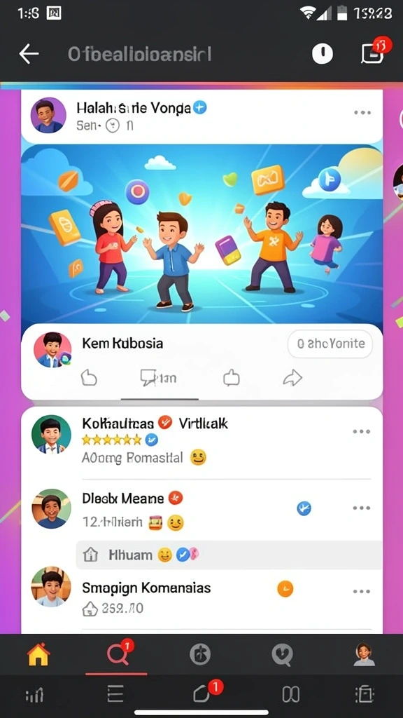 Tampilan menarik dari mesin slot klasik.