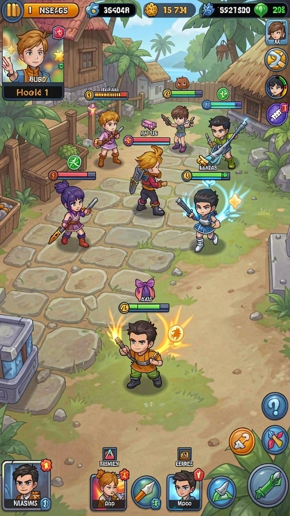 Cuplikan gameplay yang menunjukkan aksi mendebarkan.