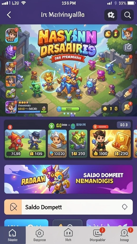 Fitur live casino untuk pengalaman bermain yang interaktif.