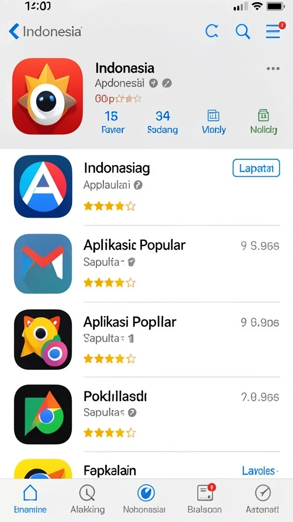 Tampilan antarmuka yang intuitif dan menarik.