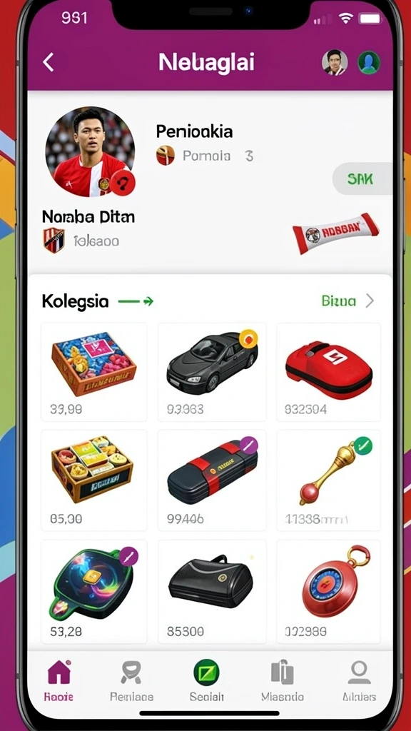Berbagai karakter bermain yang dapat dikustomisasi.