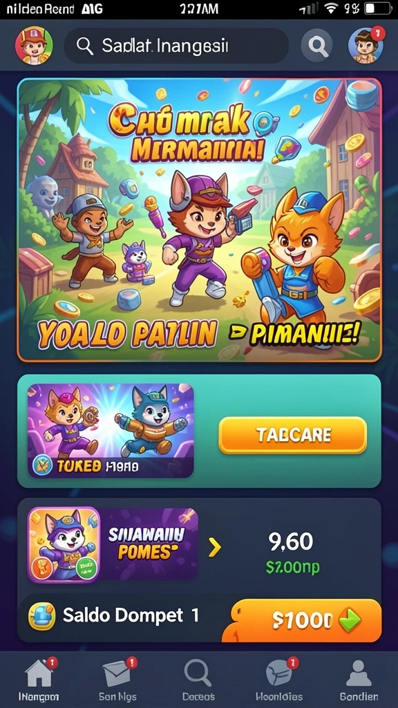 Pertempuran epik melawan musuh yang kuat.