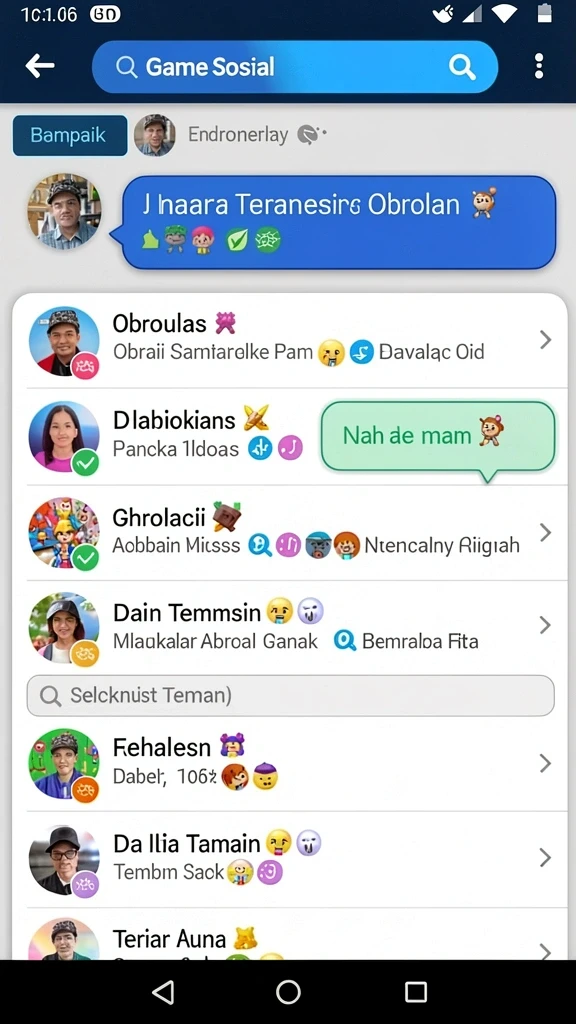 Fitur multiplayer yang memungkinkan bermain bersama teman.