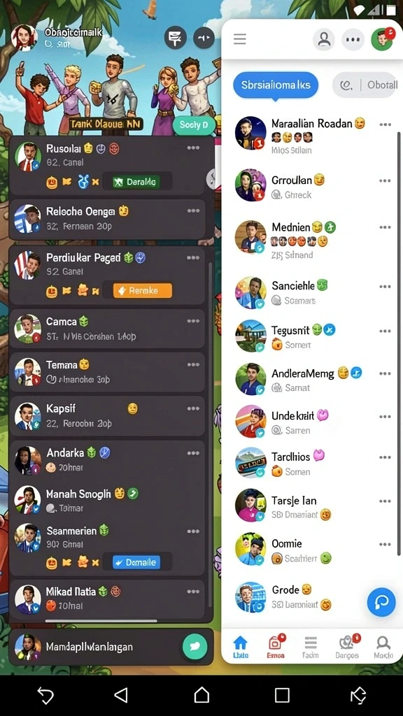 Berbagai karakter unik untuk dimainkan.