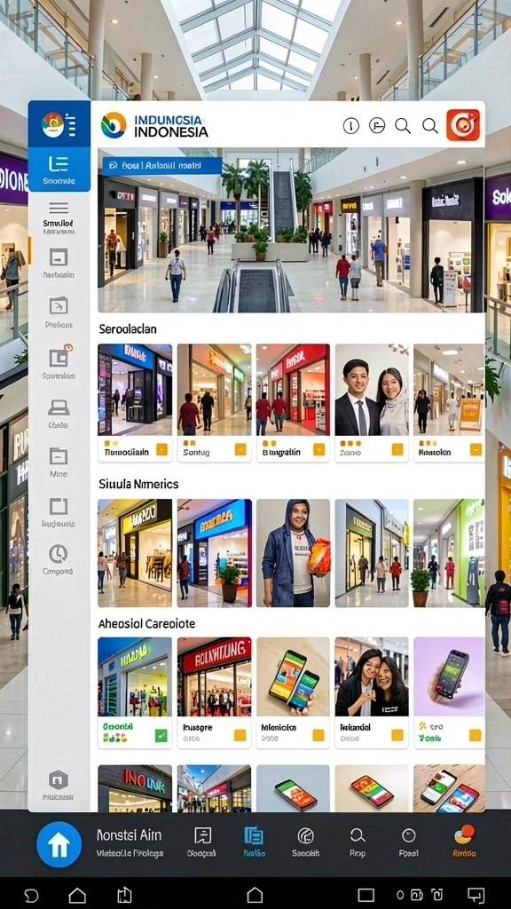 Leaderboard menampilkan peringkat pemain secara real-time.