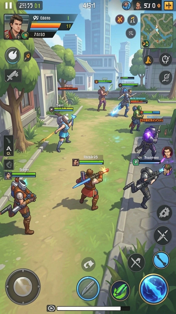 Mode multiplayer yang seru bersama teman.
