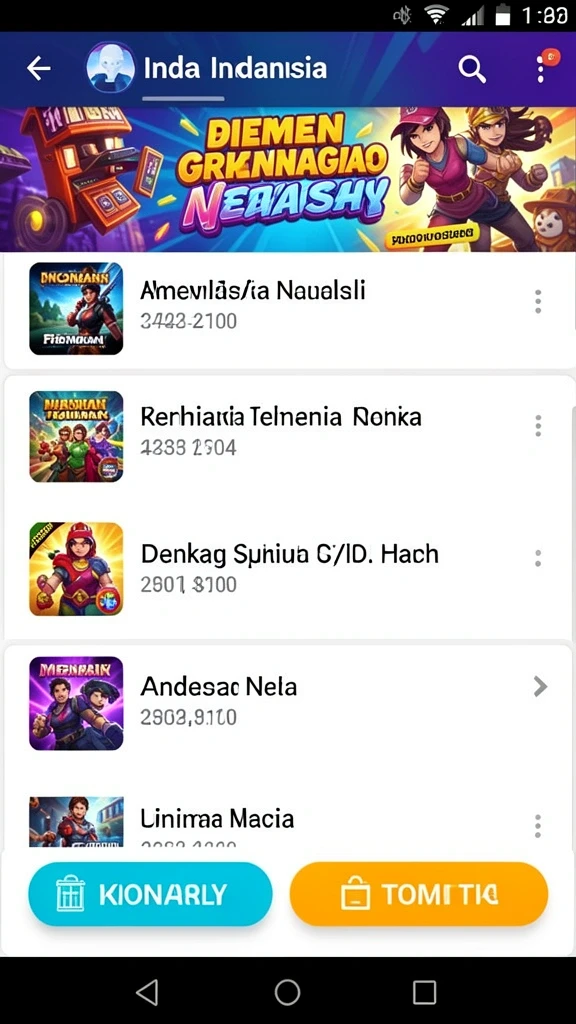 Tampilan awal yang menarik dan mudah dinavigasi.