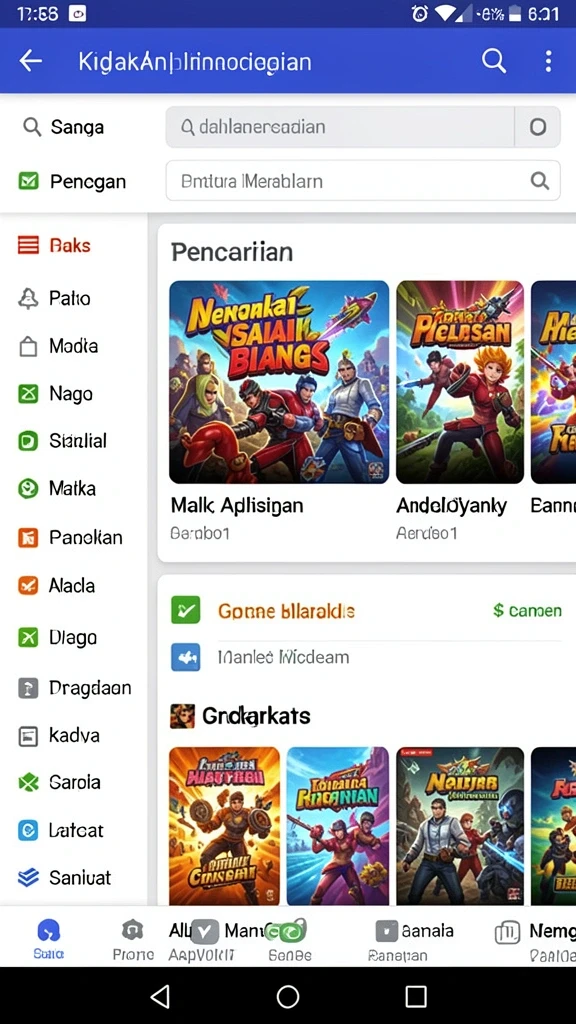 Tampilan grafis game yang memukau.