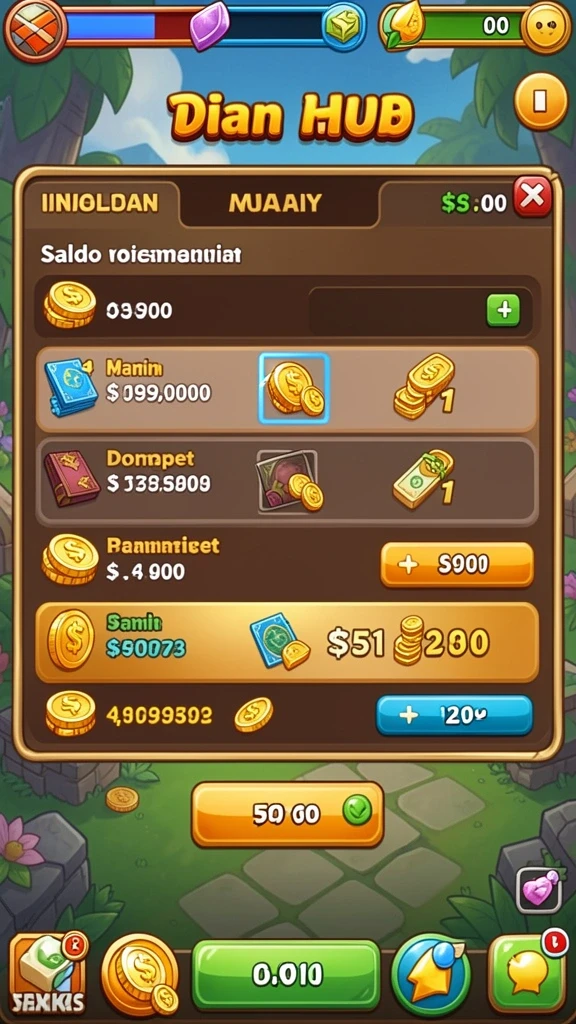 Screenshot 3 menunjukkan interaksi pemain dalam komunitas.