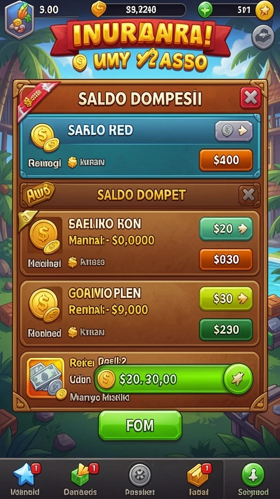 Karakter-karakter unik yang bisa Anda pilih.