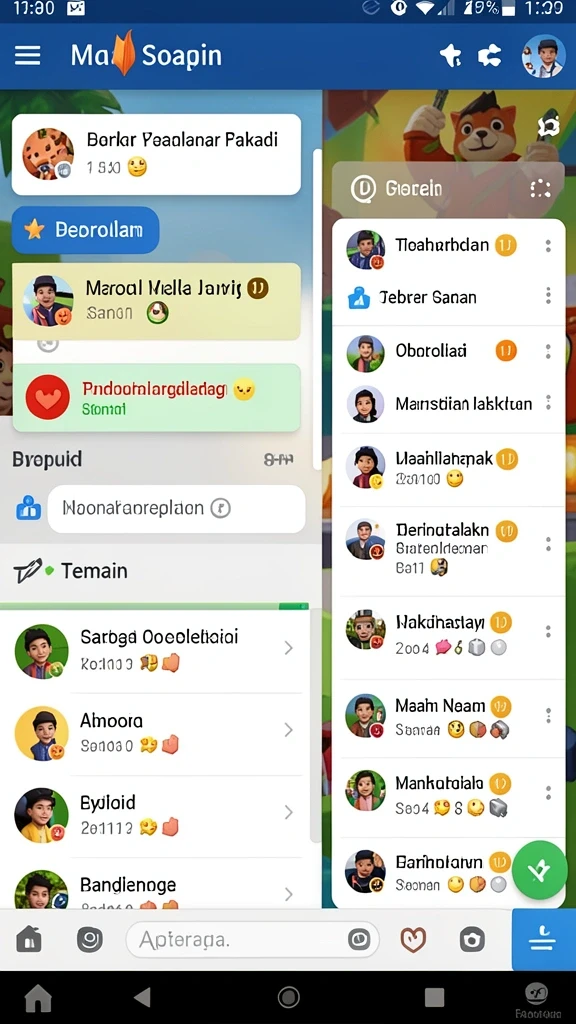 Pengalaman bermain yang seru dan menyenangkan.