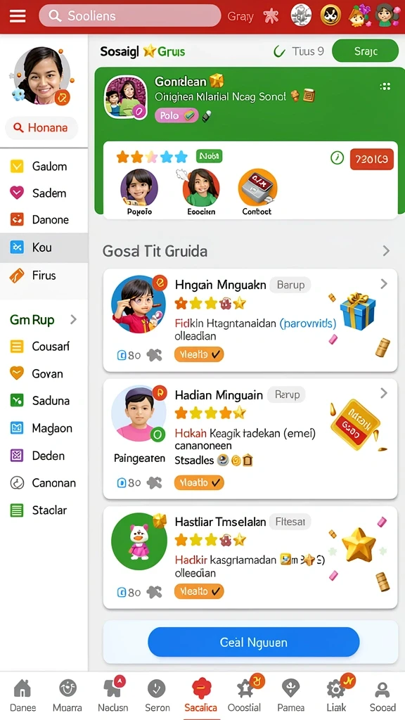 Pengalaman bermain yang seru dan adiktif.