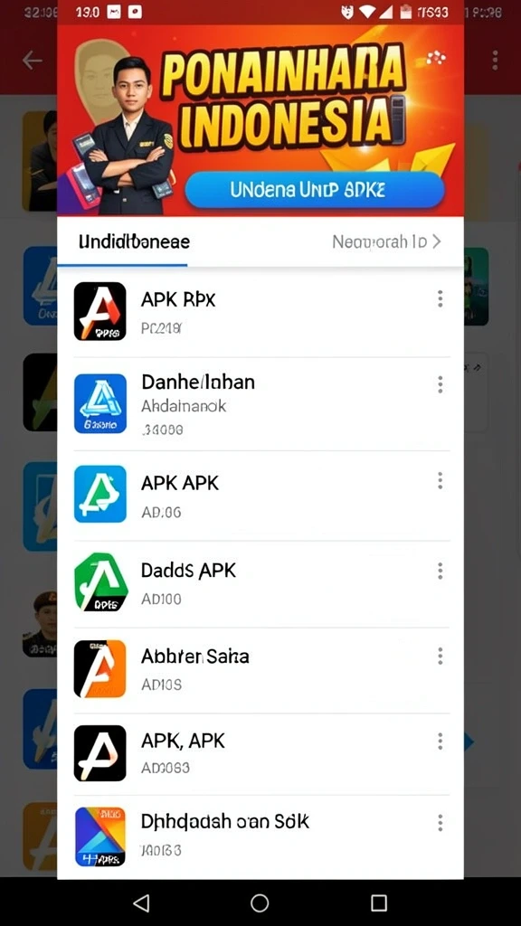 Tampilan utama permainan MEGAHOKI yang memukau.