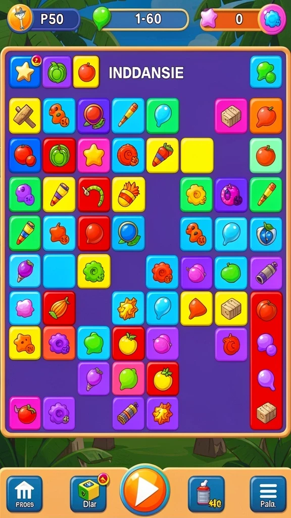Menampilkan karakter-karakter unik dalam game.