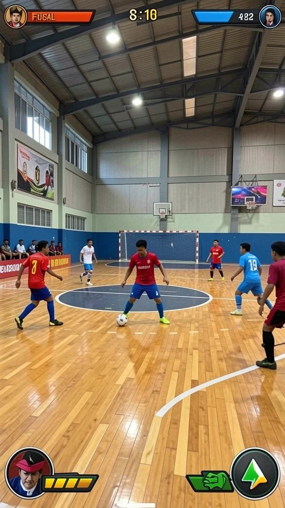 Tangkapan layar menunjukkan mode multiplayer yang seru.