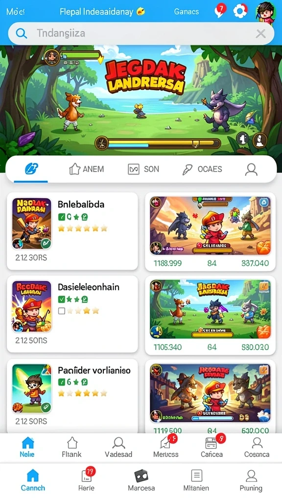 Grafik berkualitas tinggi yang memikat mata.