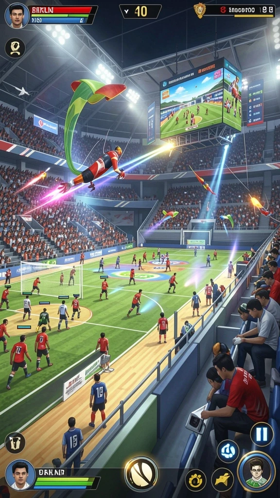 Tampak seru dengan grafis menawan di layar.