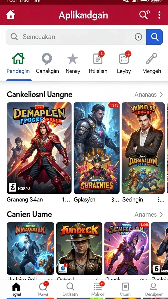 Screenshot menampilkan karakter utama dalam aksi.
