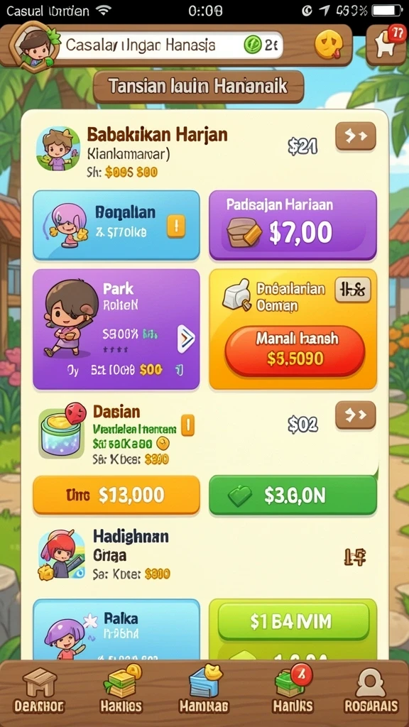 Pengalaman bermain yang seru dan menegangkan.
