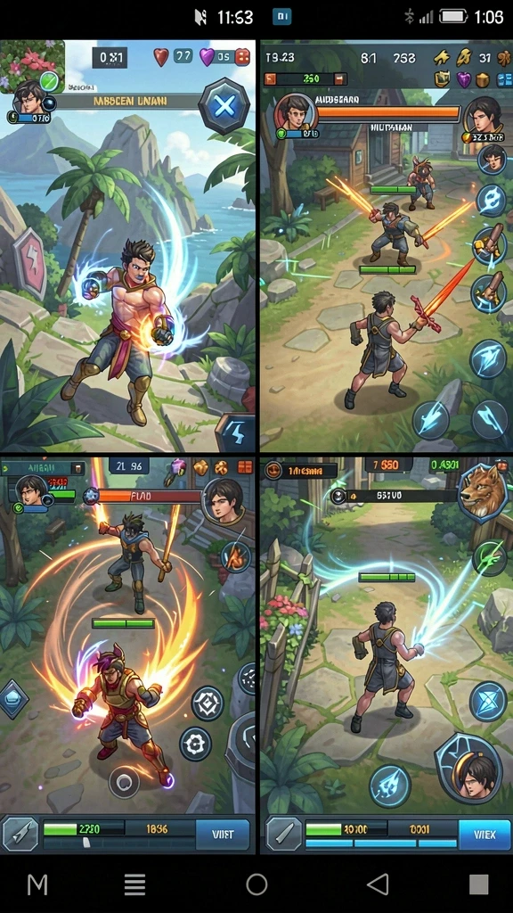 Screenshot dari fitur multiplayer yang menyenangkan.