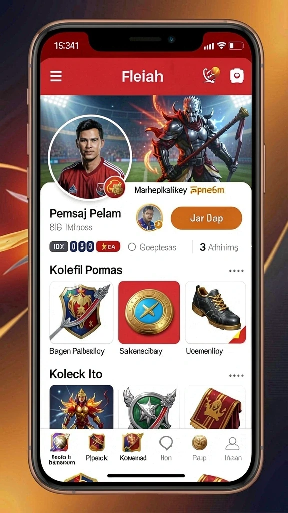 Fitur karakter yang dapat disesuaikan sesuai keinginan.
