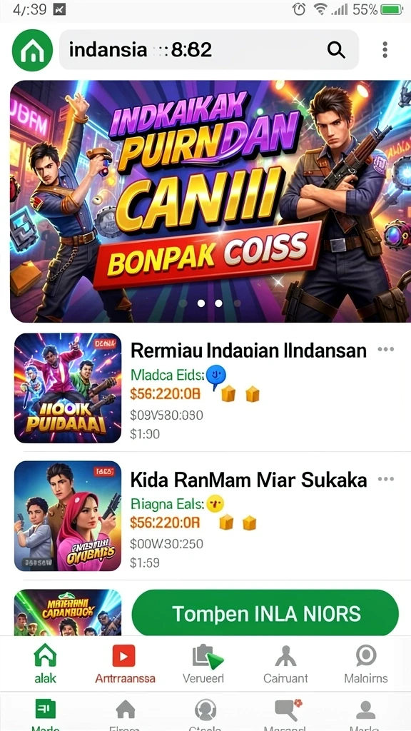 Mode permainan yang beragam dan menantang.
