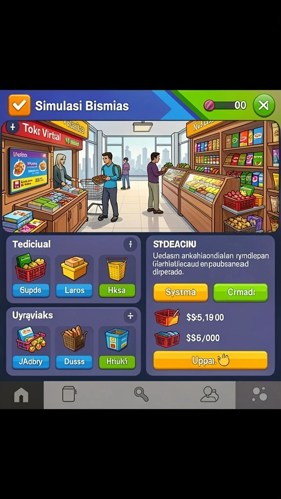 Tampilan antarmuka yang bersih dan mudah dipahami.