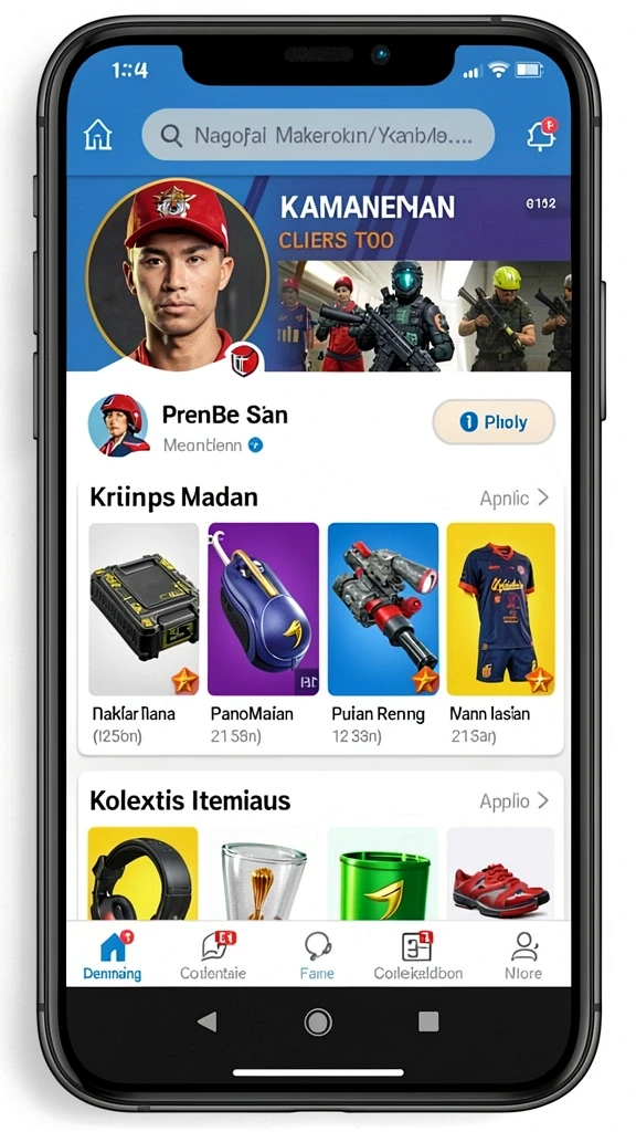 Tampilan antarmuka yang menarik dan user-friendly.