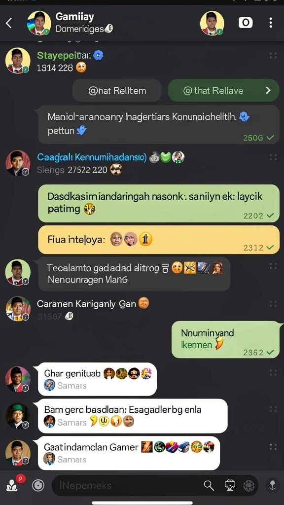 Karakter yang beragam dan menarik.