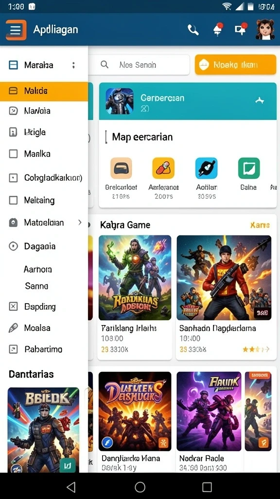 Karakter unik yang dapat dipilih sesuai gaya bermain.
